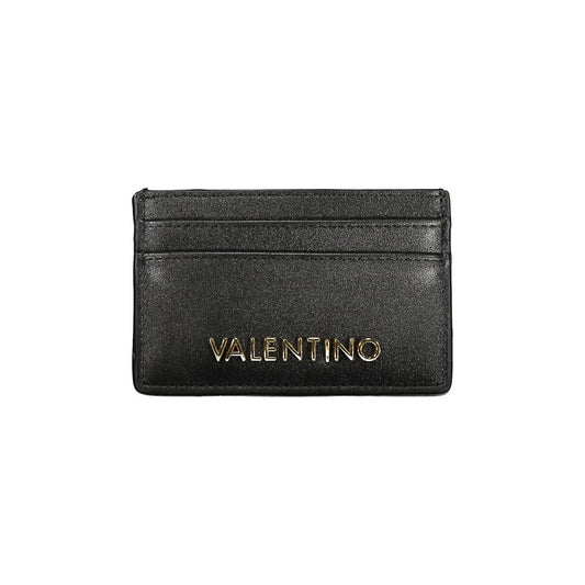 Black Polyurethane Women Wallet