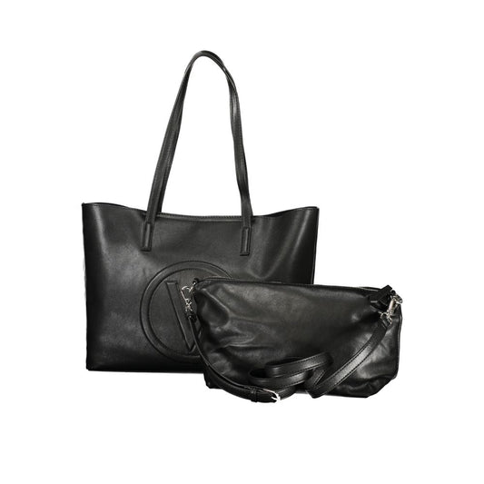 Nero Polyurethane Women's Handbag