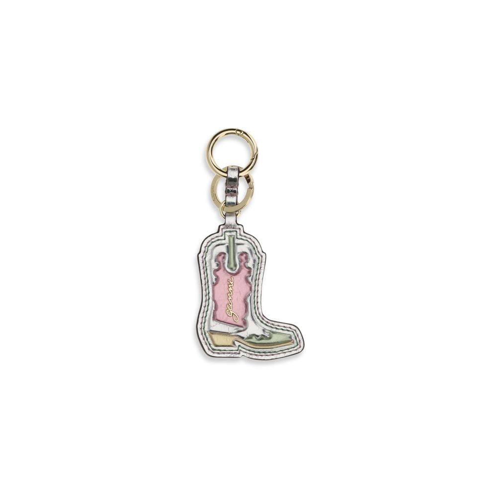 Silver Polyethylene Keychain