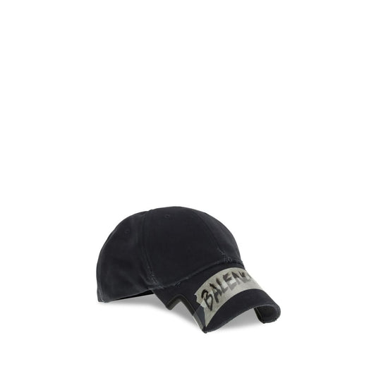 Black Cotton Cap (Baseball Hat)