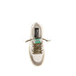 White Calf Leather Bos Taurus Low Top Sneakers