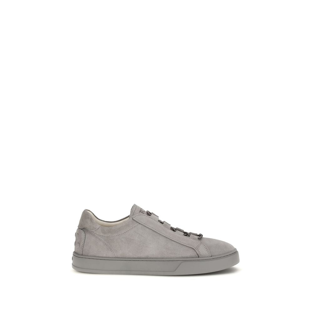 Gray Rubber Low Top Sneakers