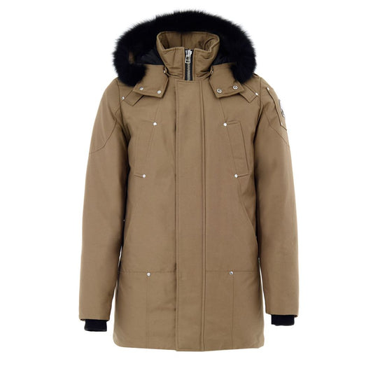 Beige Nylon Parka