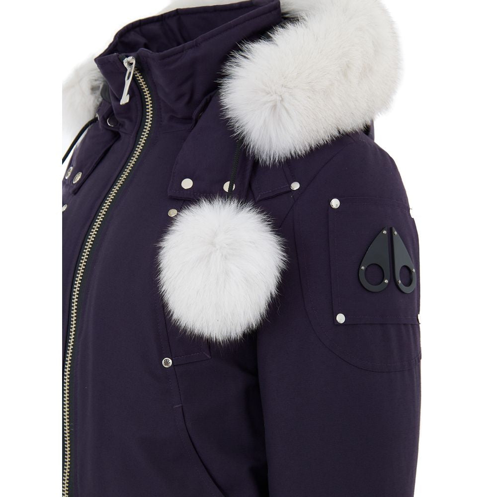 Purple Cotton Bomber