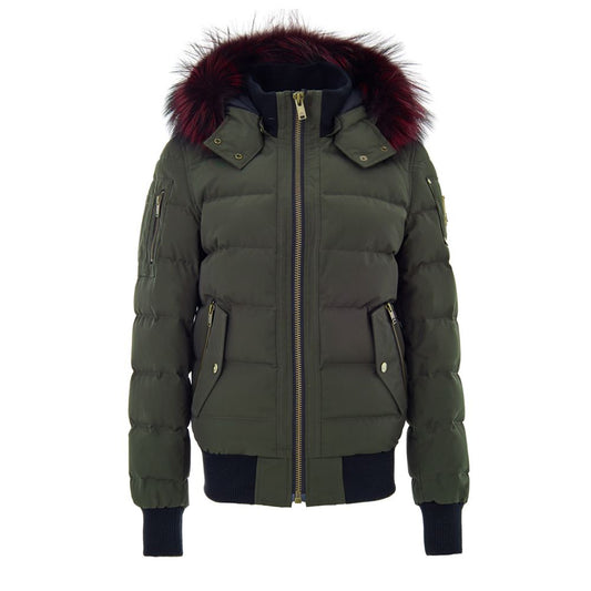 Green Cotton Bomber