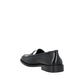 Black Leather Slip-On Loafers