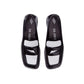 Black Leather Slip-On Loafers
