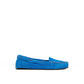 Blue Calfskin Slip-On Loafers