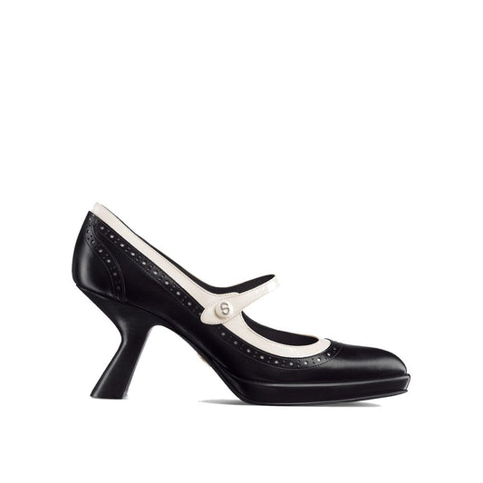 Black Calfskin Pumps