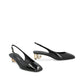 Black Calfskin High Heel Pumps