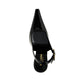 Black Calfskin High Heel Pumps
