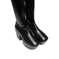 Black Calfskin Over The Knee