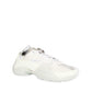 White Polyethylene Athletic Sneakers