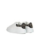 White Calfskin Chunky Sneakers