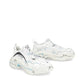 White Calfskin Chunky Sneakers