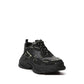 Black Calfskin Chunky Sneakers