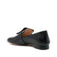 Black Calfskin Slip-On Loafers