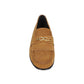 Brown Calfskin Slip-On Loafers