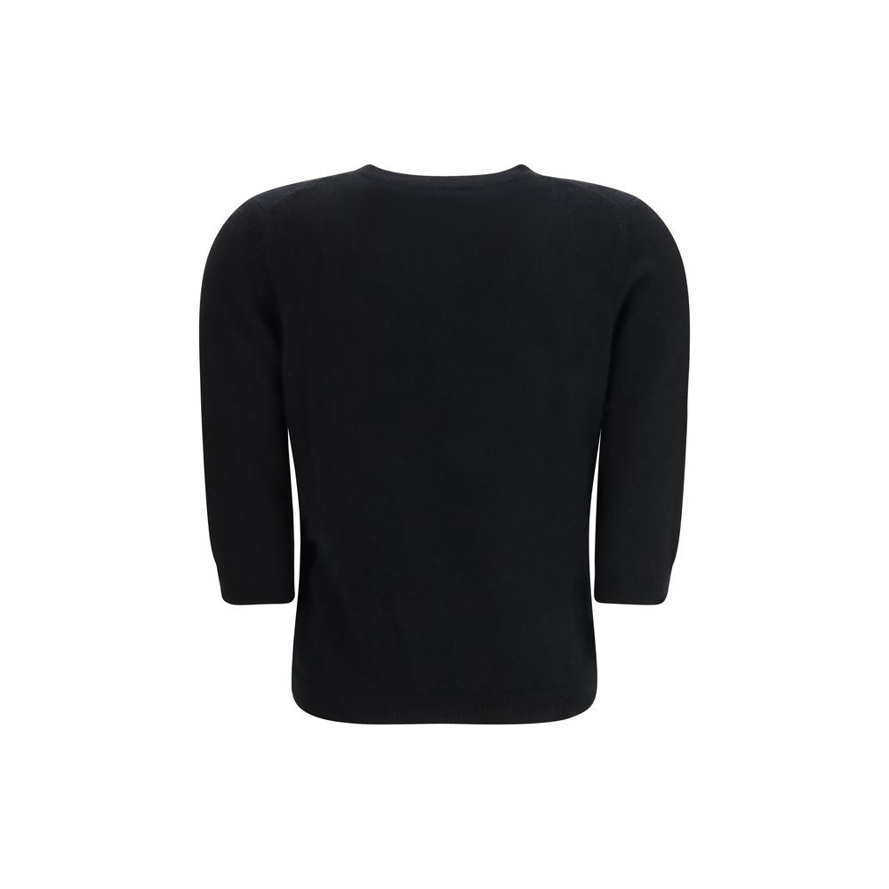 Black Cashmere Sweatshirt