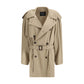 Beige Cotton Trench Coat