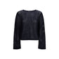 Blue Wool Sweatshirt