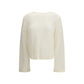 White Wool Sweatshirt
