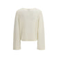 White Wool Sweatshirt