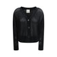 Black Wool Cardigan