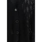 Black Wool Cardigan