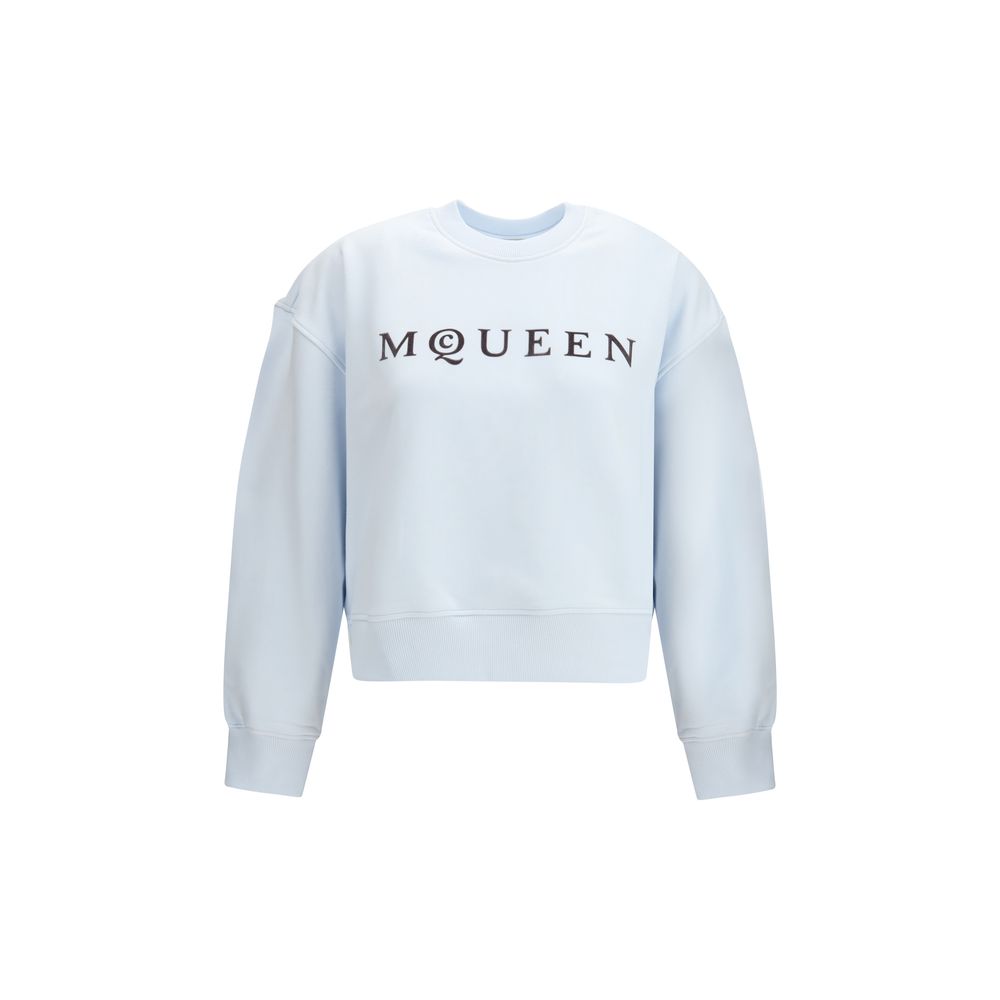 Light Blue Cotton Sweatshirt
