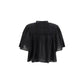 Black Cotton Blouse