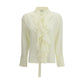 Bicolor Silk Blouse