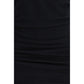 Black Cotton Casual Dress