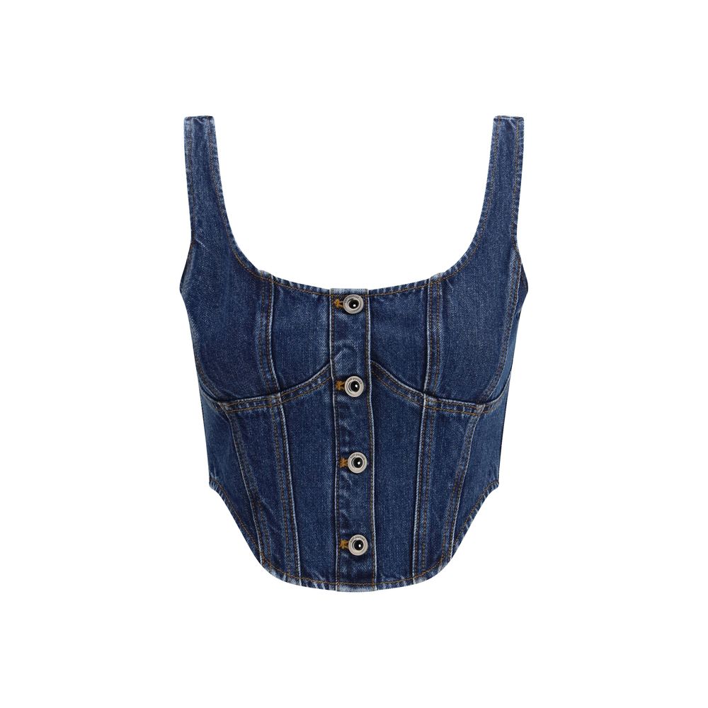 Blue Cotton Top