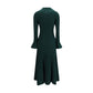 Bicolor Viscose Casual Dress
