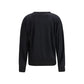 Black Linen Sweatshirt