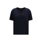 Blue Viscose T-Shirt