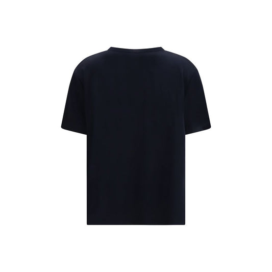 Blue Viscose T-Shirt