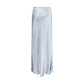 Light Blue Viscose Long Skirt