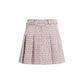 Multicolor Wool Mini Skirt