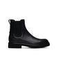 Black Calfskin Chelsea Boots