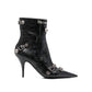 Black Lamb Leather Boots