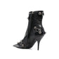 Black Lamb Leather Boots