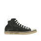 Black Calfskin High Top Sneakers