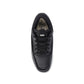 Black Lamb Leather Low Top Sneakers