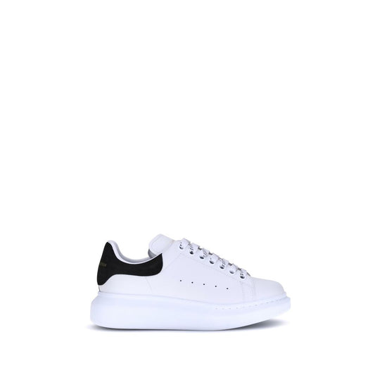 White Calf Leather Bos Taurus Platform Sneakers