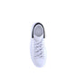 White Calf Leather Bos Taurus Platform Sneakers