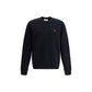 Black Cotton Sweatshirt