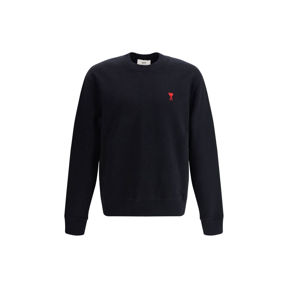 Black Cotton Sweatshirt