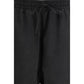 Black Polyester Joggers (Workout Pants)